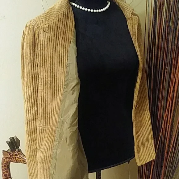 Chaus Tan Jacket Sz 14 - Picture 2 of 5